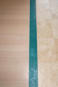 glass floor strip